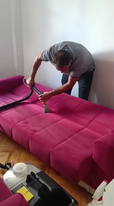 Fuşya Köşe Koltuk Derinlemesine Temizlik