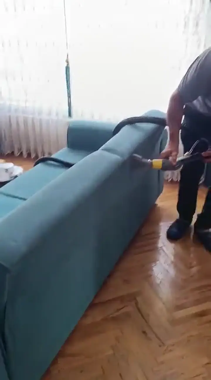 Turkuaz Köşe Koltuk Sırt Temizliği